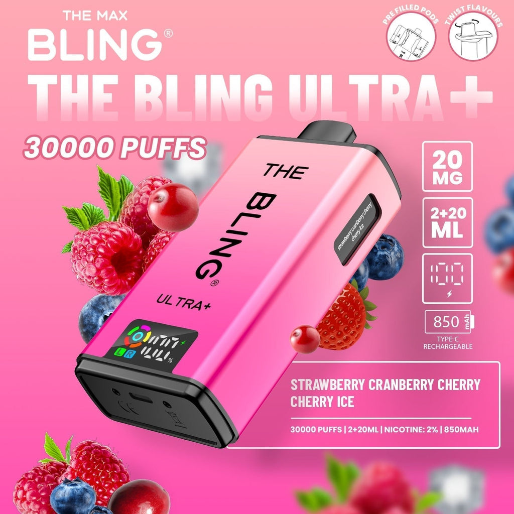 How Does the Bling Ultra Plus 30k Prefilled Vape Pod Kit Work?