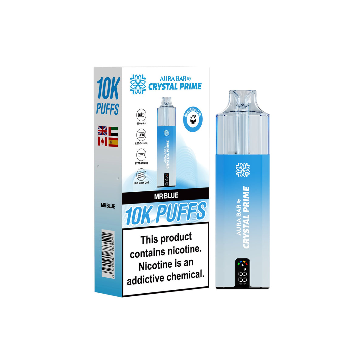crystal prime vapes Crystal Prime 10000 Disposable Vape Topvapewholesale– Top Vape Wholesale