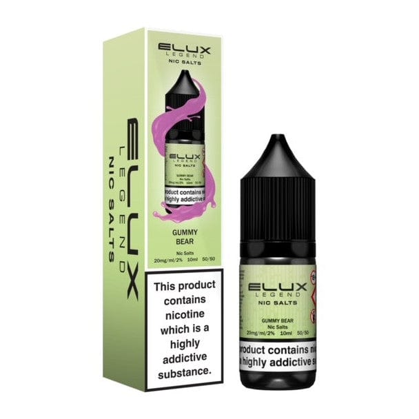 Elux Legend Nic Salts 10ml E-Liquids Box of 10 in UK– Top Vape Wholesale