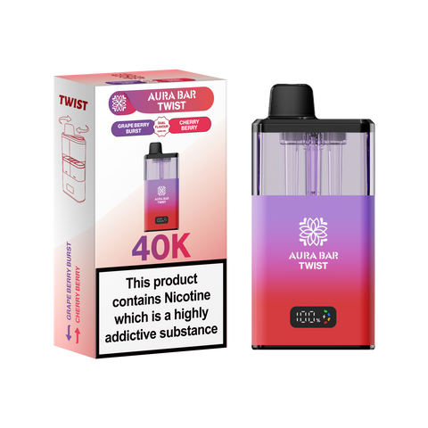 Aura Bar Twist 40k Prefilled Pod Vape