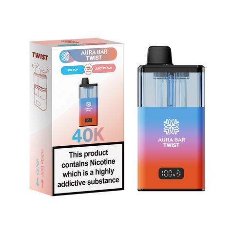 Aura Bar Twist 40k Prefilled Pod Vape