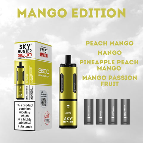 4 in 1 Sky Hunter 2600 Puffs Disposable Vape - Box of 5 - Topvapewholesale