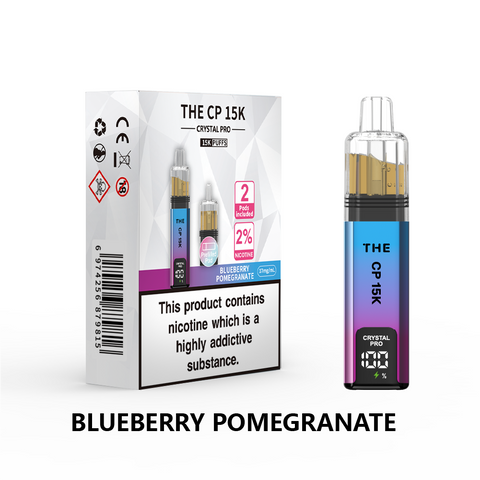 The Crystal Pro CP 15k Prefilled Vape Kit Box of 5