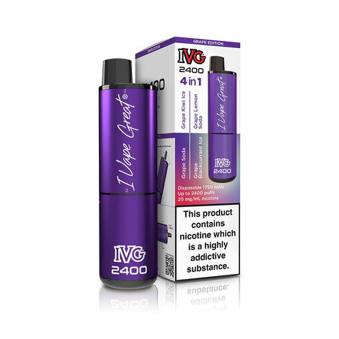 IVG 2400 Disposable Vape Device - Box of 5
