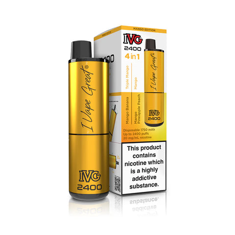 IVG 2400 Disposable Vape Device - Box of 5
