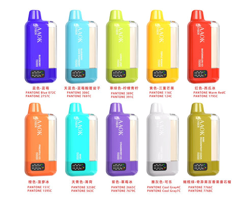 AAOK Cyber 6000 Disposable Vape Box of 5 - Topvapewholesale