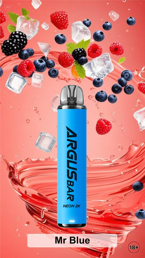 Argus Bar Neon 2000 Prefilled Pod Kit Pack of 10 - Topvapewholesale