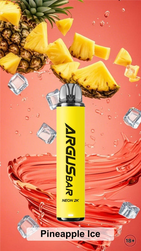 Argus Bar Neon 2000 Prefilled Pod Kit Pack of 10 - Topvapewholesale