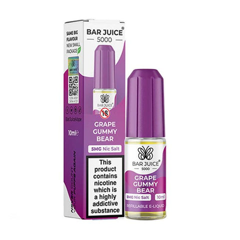 Bar Juice 5000 10ml Nic Salts E - liquid - Pack of 10 - Topvapewholesale