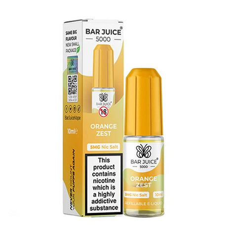 Bar Juice 5000 10ml Nic Salts E - liquid - Pack of 10 - Topvapewholesale