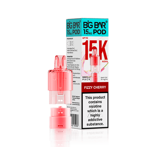 Big Bar 15000 Pro Prefilled Replacement Pods - Topvapewholesale