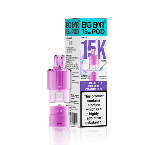 Big Bar 15000 Pro Prefilled Replacement Pods - Topvapewholesale