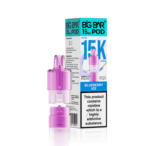 Big Bar 15000 Pro Prefilled Replacement Pods - Topvapewholesale