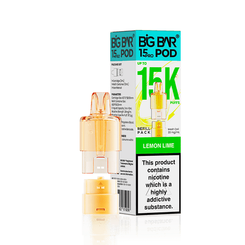 Big Bar 15000 Pro Prefilled Replacement Pods - Topvapewholesale