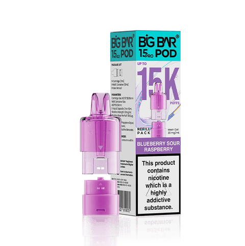 Big Bar 15000 Pro Prefilled Replacement Pods - Topvapewholesale