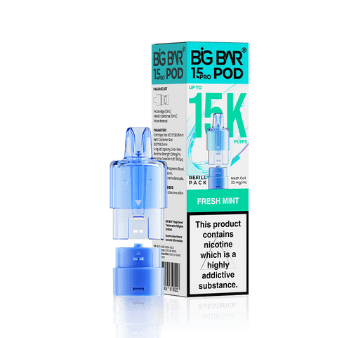Big Bar 15000 Pro Prefilled Replacement Pods - Topvapewholesale