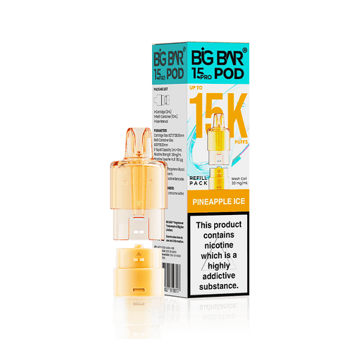 Big Bar 15000 Pro Prefilled Replacement Pods - Topvapewholesale