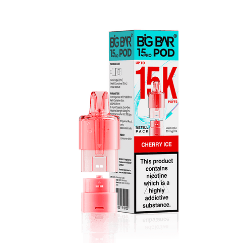 Big Bar 15000 Pro Prefilled Replacement Pods - Topvapewholesale