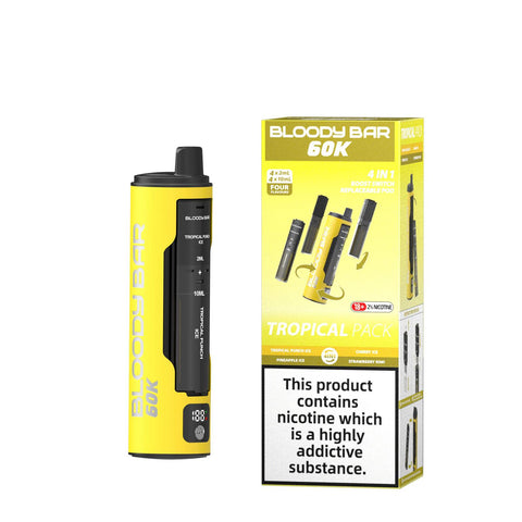Bloody Bar 60k Prefilled 4 In 1 Pod Vape Kit Box of 5 - Topvapewholesale