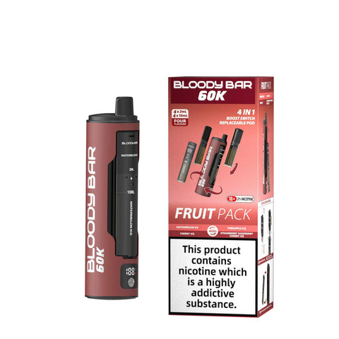 Bloody Bar 60k Prefilled 4 In 1 Pod Vape Kit Box of 5 - Topvapewholesale