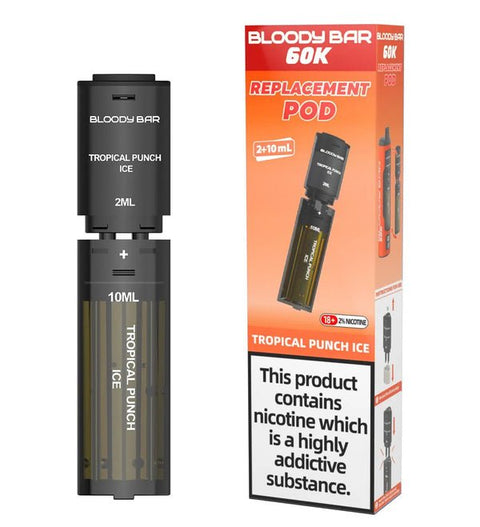 Bloody Bar 60k Prefilled 4 In 1 Replacement Pods Box of 5 - Topvapewholesale