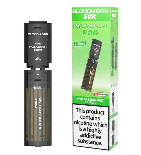 Bloody Bar 60k Prefilled 4 In 1 Replacement Pods Box of 5 - Topvapewholesale