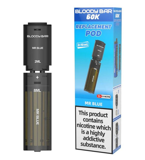 Bloody Bar 60k Prefilled 4 In 1 Replacement Pods Box of 5 - Topvapewholesale
