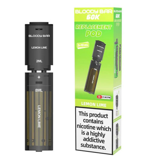 Bloody Bar 60k Prefilled 4 In 1 Replacement Pods Box of 5 - Topvapewholesale