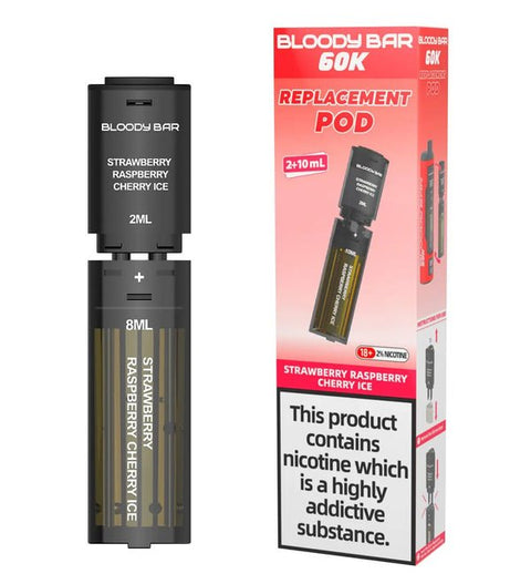 Bloody Bar 60k Prefilled 4 In 1 Replacement Pods Box of 5 - Topvapewholesale