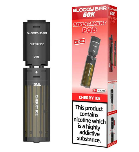 Bloody Bar 60k Prefilled 4 In 1 Replacement Pods Box of 5 - Topvapewholesale
