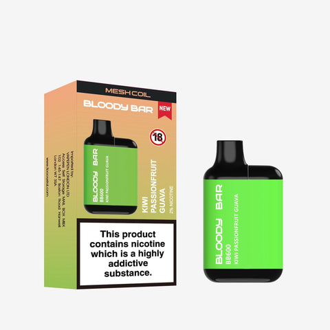Bloody Bar BB600 Prefilled Pod Vape Pack of 10 - Topvapewholesale