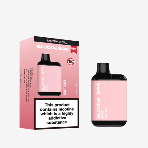 Bloody Bar BB600 Prefilled Pod Vape Pack of 10 - Topvapewholesale