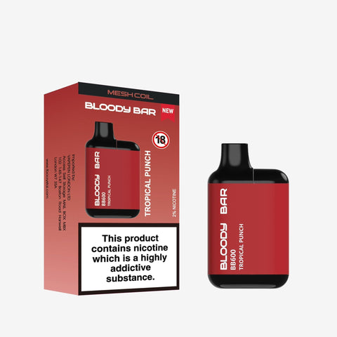 Bloody Bar BB600 Prefilled Pod Vape Pack of 10 - Topvapewholesale