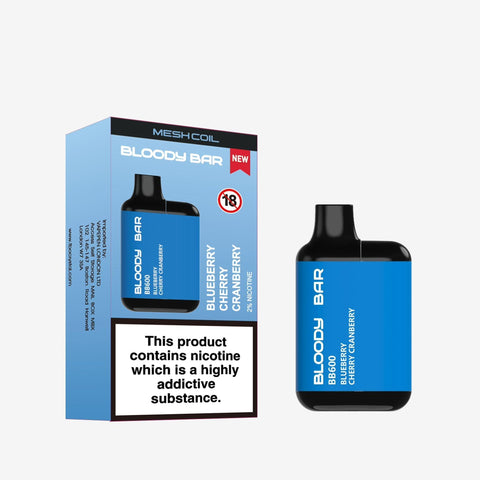 Bloody Bar BB600 Prefilled Pod Vape Pack of 10 - Topvapewholesale