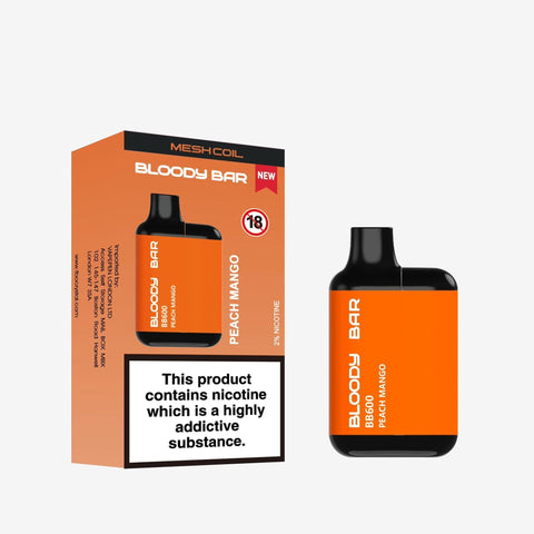 Bloody Bar BB600 Prefilled Pod Vape Pack of 10 - Topvapewholesale