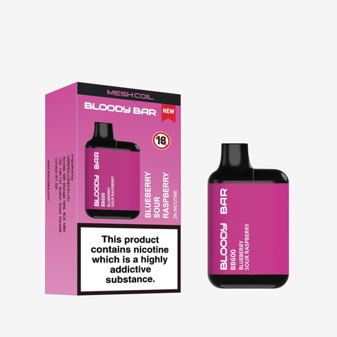 Bloody Bar BB600 Prefilled Pod Vape Pack of 10 - Topvapewholesale