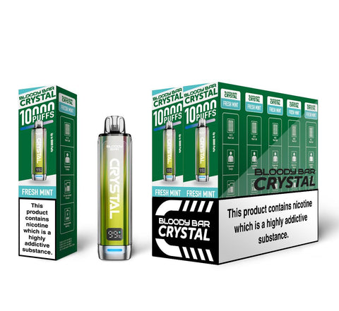 Bloody Bar Crystal 10k Disposable Vape Box of 5 - Topvapewholesale