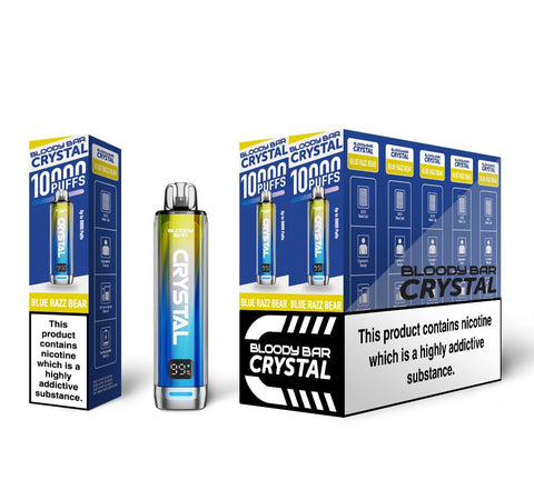 Bloody Bar Crystal 10k Disposable Vape Box of 5 - Topvapewholesale
