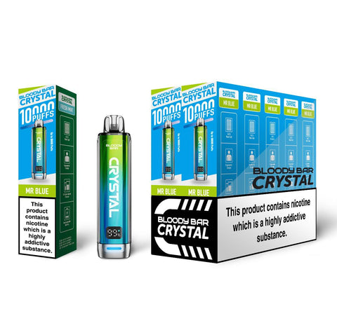Bloody Bar Crystal 10k Disposable Vape Box of 5 - Topvapewholesale
