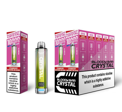 Bloody Bar Crystal 10k Disposable Vape Box of 5 - Topvapewholesale