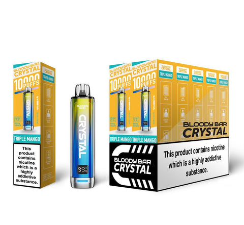 Bloody Bar Crystal 10k Disposable Vape Box of 5 - Topvapewholesale