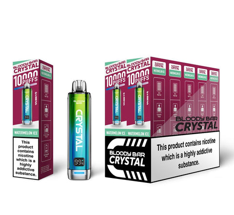 Bloody Bar Crystal 10k Disposable Vape Box of 5 - Topvapewholesale
