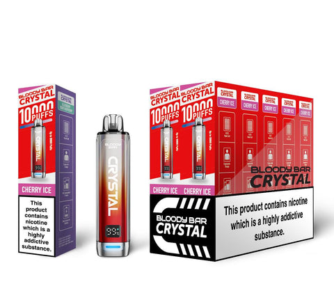 Bloody Bar Crystal 10k Disposable Vape Box of 5 - Topvapewholesale