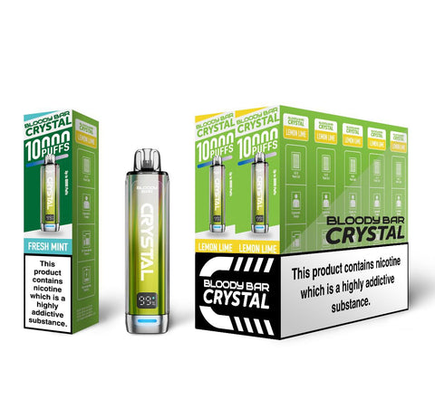 Bloody Bar Crystal 10k Disposable Vape Box of 5 - Topvapewholesale