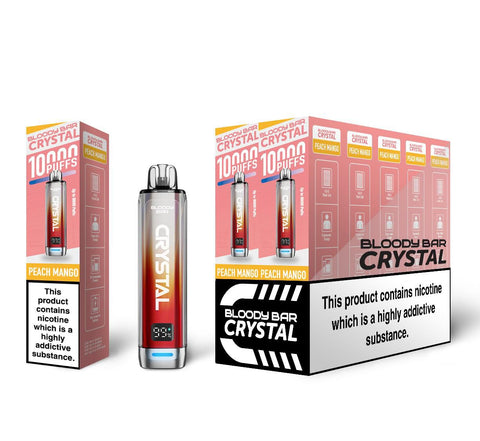 Bloody Bar Crystal 10k Disposable Vape Box of 5 - Topvapewholesale