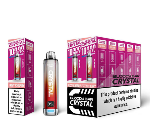Bloody Bar Crystal 10k Disposable Vape Box of 5 - Topvapewholesale