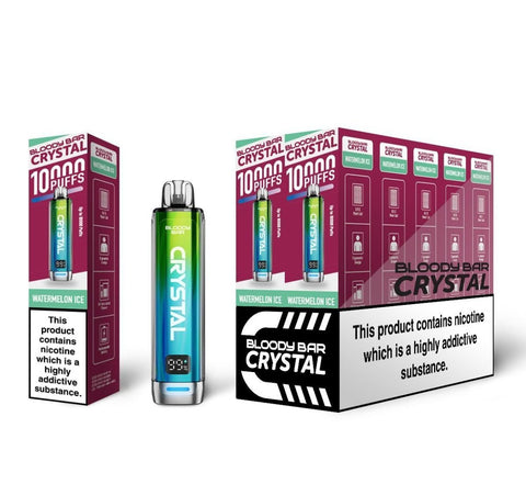 Bloody Bar Crystal 10k Disposable Vape Pack of 10 - Topvapewholesale
