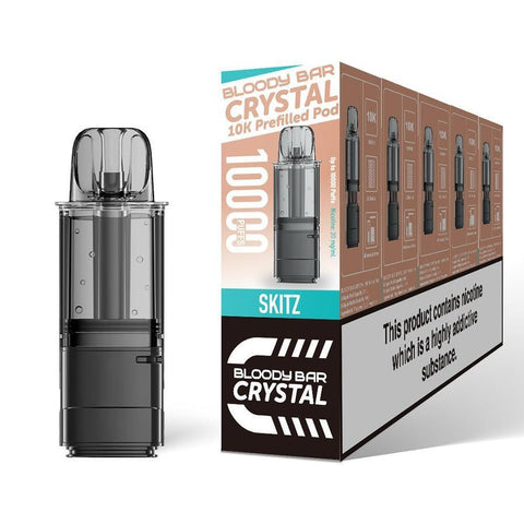 Bloody Bar Crystal 10k Replacement Pods Pack of 5 - Topvapewholesale