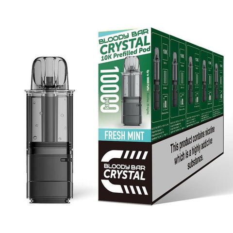 Bloody Bar Crystal 10k Replacement Pods Pack of 5 - Topvapewholesale