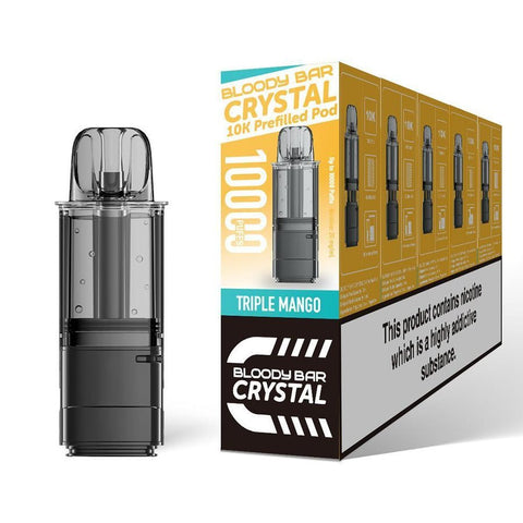 Bloody Bar Crystal 10k Replacement Pods Pack of 5 - Topvapewholesale